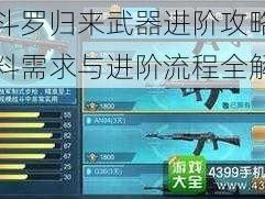 魂斗罗归来武器进阶攻略：材料需求与进阶流程全解析