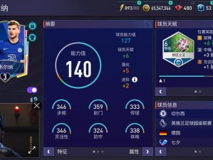 FIFA足球世界韦尔纳属性解析与天赋图鉴详解：巨星成长之路揭秘