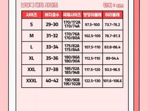 韩国码数对比：解读韩国服装尺码与国际尺码的差异