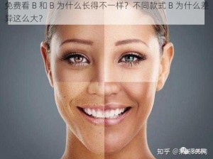 免费看 B 和 B 为什么长得不一样？不同款式 B 为什么差异这么大？