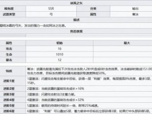 幻塔冰风之矢全方位解析：深度测评冰风之矢武器的潜力与实战价值