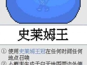 泰拉瑞亚肉山前史莱姆王召唤攻略：详解召唤方法与技巧