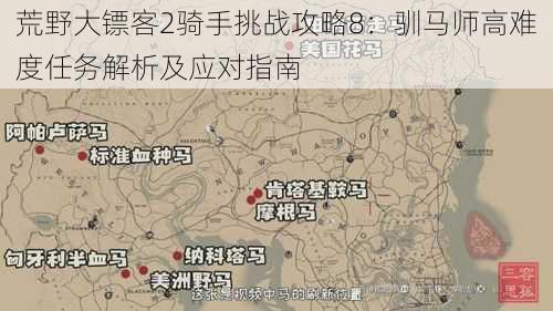 荒野大镖客2骑手挑战攻略8：驯马师高难度任务解析及应对指南