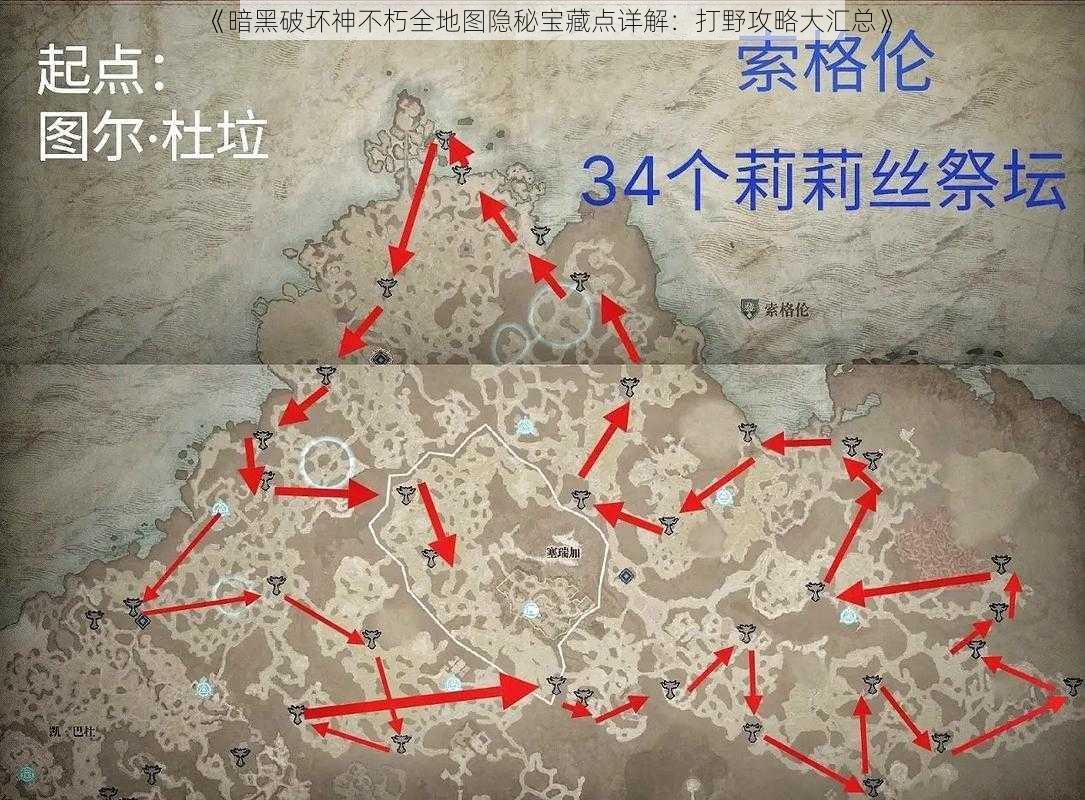 《暗黑破坏神不朽全地图隐秘宝藏点详解：打野攻略大汇总》