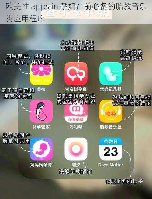 欧美性 appstin 孕妇产前必备的胎教音乐类应用程序