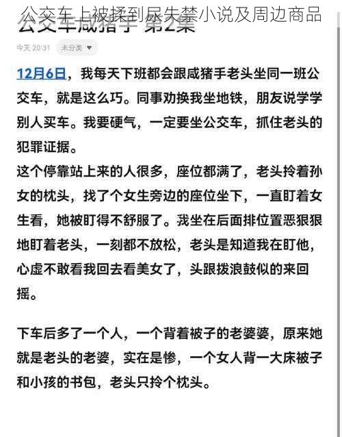 公交车上被揉到尿失禁小说及周边商品