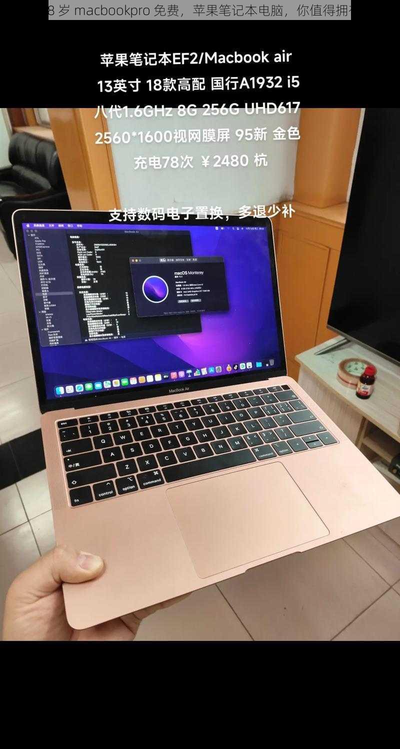 18 岁 macbookpro 免费，苹果笔记本电脑，你值得拥有