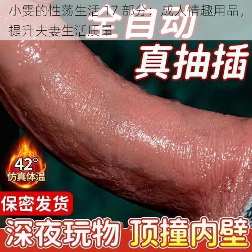 小雯的性荡生活 17 部分：成人情趣用品，提升夫妻生活质量