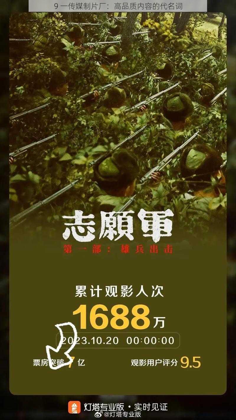 9 一传媒制片厂：高品质内容的代名词