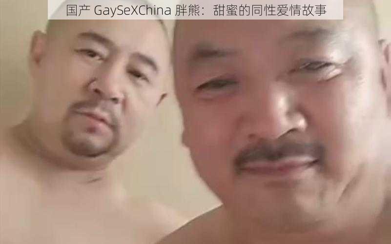 国产 GaySeXChina 胖熊：甜蜜的同性爱情故事