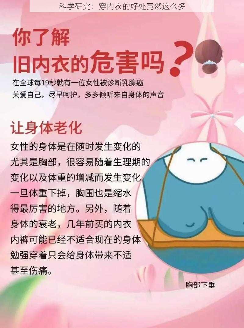 科学研究：穿内衣的好处竟然这么多