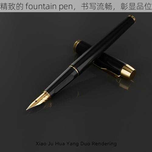 精致的 fountain pen，书写流畅，彰显品位