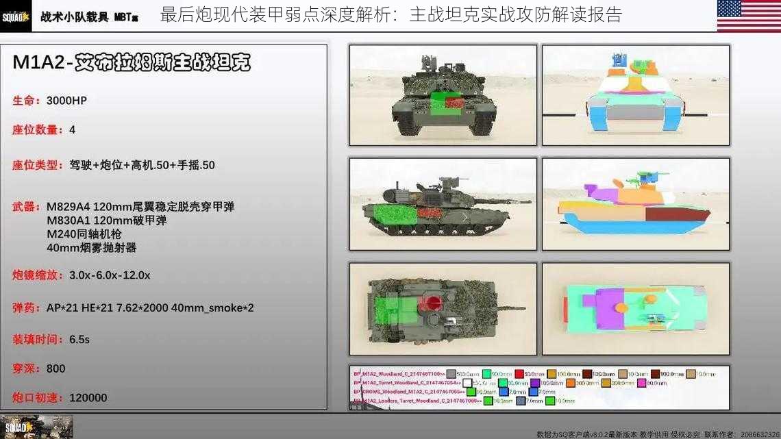 最后炮现代装甲弱点深度解析：主战坦克实战攻防解读报告