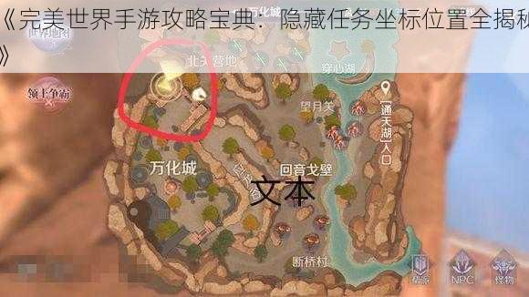 《完美世界手游攻略宝典：隐藏任务坐标位置全揭秘》